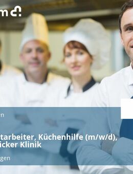 Küchenmitarbeiter, Küchenhilfe (m/w/d), Werner Wicker Klinik - Bad Wildungen