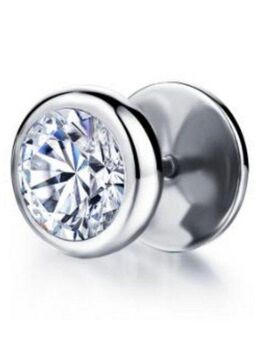 Firetti Single-Ohrstecker Schmuck Geschenk Ohrschmuck einzeln Glamour, mit Zirkonia (synth)