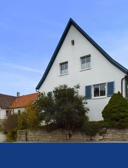 Familienfreundliches Haus mit Einliegerwohnung und Traumgarten - Kirchberg (Jagst)