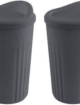 APS Becher TO GO, Kunststoff, Ø 8,5 cm, Inhalt 400 ml, 2-teilig