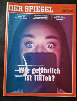 Der Spiegel Nr. 24 vom 08.06.2024 Wie gefährlich ist Tiktok (Magazin Politik) - Essen