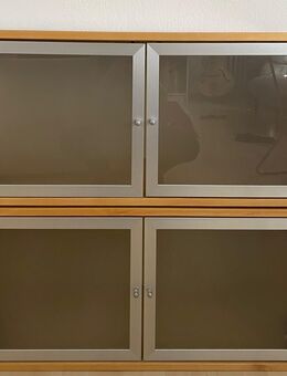Holzschrank mit Kunstglastüren - Bamberg
