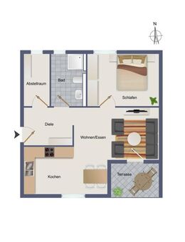URBAN LIVING - Wohnen in der Karlsvorstadt in Öhringen Haus B Wohnung 4 im EG - Öhringen