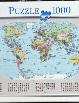 1000 Teile Puzzle: Weltkarte (von Innovakids) - Nottuln