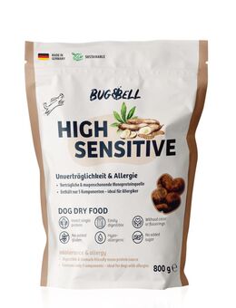 BugBell High Sensitive - Sparpaket: 4 x 800 g
