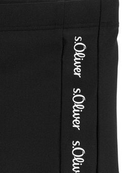 s.Oliver Boxer-Badehose mit Markenschriftzügen