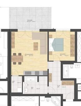 Neubau 2-Zimmer-ETW mit eigenem Garten - Waldkraiburg