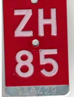 Fahrradteile Velo Nr. ZH 1985 - Volketswil