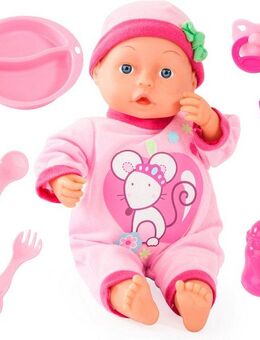 Bayer Babypuppe First Words Baby, 33 cm (7-tlg)
