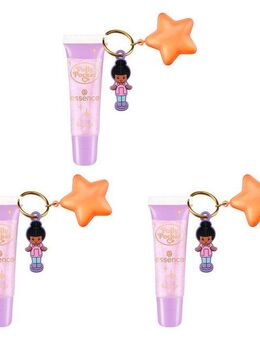 Essence Lipgloss Polly Pocket lip glaze, 3-tlg., Drei Varianten : 90s, Fashion, Y2K-Vibe, Handliches Format