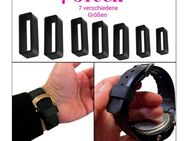 7 Stück Uhrband Halter Uhr Bänder Silikon Verschlussring Schlaufen Schnalle Band.  9,90 €* - Villingen-Schwenningen