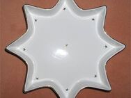 Schöner Teller in Form eines Sternes - Farbe weiß und gold - Hamburg