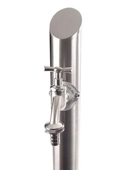 TRINKWASSER Wassersäule TSRS 710 Edelstahl V2A rund - Hiddenhausen