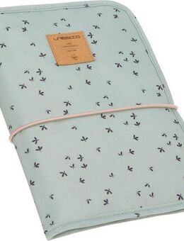 LÄSSIG Windeltasche Casual, Changing Pouch, Floral Mint, PETA-approved vegan