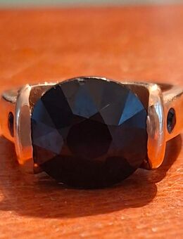 RING AUS 585ER GOLD MIT ECHTEM GROSSEN ONYX STEIN - Berlin Charlottenburg-Wilmersdorf