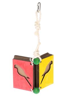 TIAKI Schredderspielzeug Hanging Book - ca. B 18 x H 41 cm