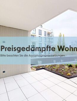 Moderne 3-Zimmer-Wohnung mit zwei Bädern und großzügiger Terrasse (mietpreisgedämpftes wohnen) - Düsseldorf