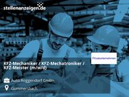 KFZ-Mechaniker / KFZ-Mechatroniker / KFZ-Meister (m/w/d) - Gummersbach