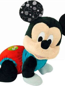 Clementoni® Plüschfigur Disney Baby, Mickey - Krabbel mit mir, mit Sound