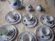 Mokkaservice,Rosenthal studio - line Björn Wiinblad Romanze blaue Blume und Deckeldose - Heidenrod
