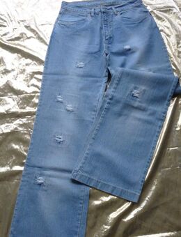 #Jeans, Gr. 44, #Blau, #Used- u. Destroyed-Effekte, #wie neu - Pfaffenhofen (Ilm) Zentrum