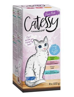 Mixpaket Catessy Schälchen 32 x 100 g Feine Pastete 2 (4 Sorten)