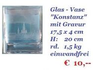 Glasvase mit Motiv "Konstanz" - Konstanz