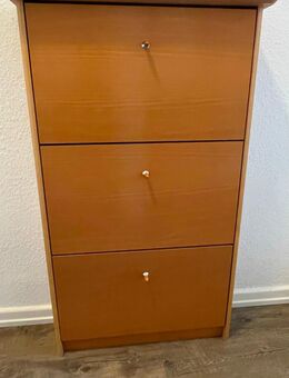 Schuhschrank Buche | Schmaler Flurschrank | B 64 × H 105 × T 20 cm | Platzsparend & Stilvoll - Hannover Herrenhausen-Stöcken