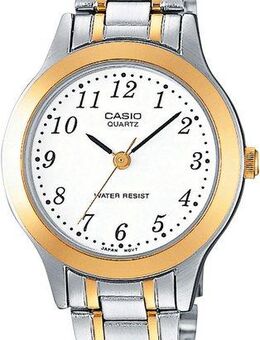 CASIO TIMELESS COLLECTION Quarzuhr LTP-1263PG-7BEG, Armbanduhr, Damenuhr, analog, Edelstahlarmband