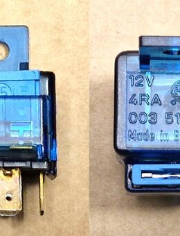 3 Stück - 12 Volt Relais und 6 Sicherungshalter - Bürstadt
