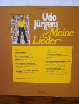 Udo Jürgens-Meine Lieder-Vinyl-LP,1974,ohne Poster - Linnich