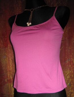 NEU * Edel seidig * apart * Spaghetti * Träger- Top * T- Shirt "comma," Gr. 38- 40/ M * pink * - Riedlingen