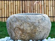 Garten-Brunnen Steinbrunnen Naturstein Findling Wassergarten Stein Trog Gartendekoration Regensburg Würzburg Coburg Nürnberg Ingolstadt Augsburg Landshut Bamberg Donauwörth Erlangen Ansbach Kemten Rosenheim München Passau - Castrop-Rauxel