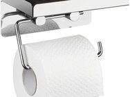 WENKO Toilettenpapierhalter, 2in1 Kombination