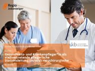 Gesundheits- und Krankenpfleger*in als stellvertretende pflegerische Stationsleitung (m/w/d) Herzchirurgische Station - Bonn