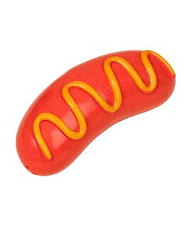 TIAKI Ultrastarkes Kauspielzeug Hotdog - Ø 6,5 x L 15 cm