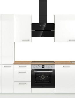 nobilia® Küchenzeile "Flash premium", vormontiert, Ausrichtung wählbar, Breite 300 cm, ohne E-Geräte