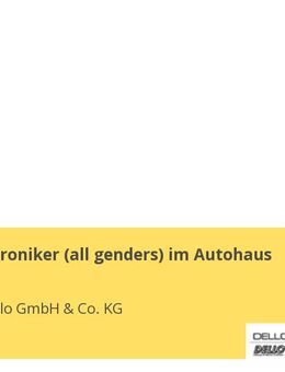 Kfz-Mechatroniker (all genders) im Autohaus - Reinbek