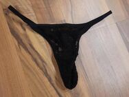 Schwarzer H&M String Tanga Gr 34 durchsichtig - Hagen (Stadt der FernUniversität)