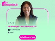 HR-Manager – Recruiting und Personalentwicklung (w/m/d) - Berlin