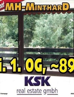 In Grünlage, 3Zi. EBKü., G-WC, offener Kamin, großer Balkon, ca. 89m² - Mülheim (Ruhr)