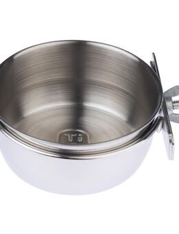 TIAKI Futternapf aus Edelstahl zum Anschrauben - 265 ml / Ø 9,5 cm