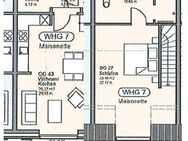 Schöne Maisonettewohnung mit Balkon im Herzen von Molbergen! - Molbergen