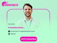 Produktionsleiter (m/w/d) - Willstätt