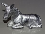 Esel liegend aus Zinn Höhe 5 cm, Gewicht ca. 220 gr - Spraitbach