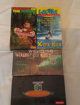 4 x VHS-Promo: Donkey Kong Jungle, Laguna X-tra, Nintendo 64 feel everything&3D - Hamburg