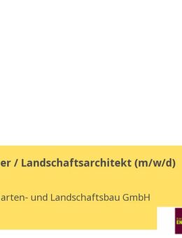 Gartenplaner / Landschaftsarchitekt (m/w/d) - Aying