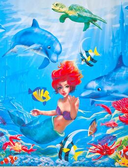 Poster Ariel Arielle die Meerjungfrau XXL Papierposter Wandbild groß 140x100 cm tadelloser Zustand Dekoration - Lindau (Bodensee)