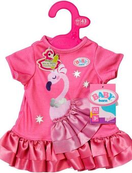 Baby Born Puppenkleidung Kleid Flamingo 43 cm