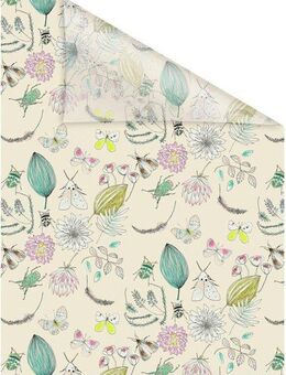 LICHTBLICK ORIGINAL Fensterfolie Fensterfolie selbstklebend, Sichtschutz, My Bohemian Garden - Bunt, blickdicht, glatt